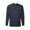 Fruit of the Loom 16.1038 Tričko pánské dlouhý rukáv Deep Navy (Velikost 3XL)