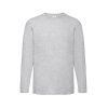 Fruit of the Loom 16.1038 Tričko pánské dlouhý rukáv Heather Grey (Velikost 5XL)