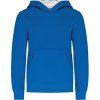 Dětská mikina s kontrastní kapucí KARIBAN K453 light blue