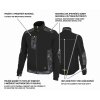Bunda Bennon PREDATOR Jacket Black/Grey (Velikost L AKCE)