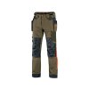 CANIS CXS NAOS kalhoty pánské khaki/olive HV oranžové doplňky (Velikost 58 AKCE)