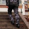 Kalhoty Bennon CAMOS Pracovní softshellové černá/šedá (Velikost 48 AKCE)