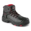 CANIS CXS Obuv ROCK GRANITE S3 kotníková černá/červená (Velikost 50)