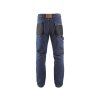 CANIS CXS Kalhoty jeans NIMES I pánské modrá/černé (Velikost 62)