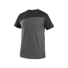CANIS CXS OLSEN Pánské tričko krátký rukáv šedá/černá (Velikost 4XL AKCE)