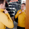 Bennon POLAROS pánská mikina hořčicová (Velikost 3XL)