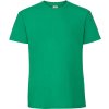 Fruit of the Loom 16.1422 Pánské tričko z těžké bavlny zelená (Velikost 3XL)