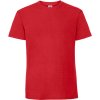Fruit of the Loom 16.1422 Pánské tričko z těžké bavlny červená (Velikost 3XL)
