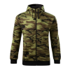 Malfini CAMO ZIPPER C19 pánská mikina maskáčová/zelená (Velikost 3XL)