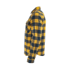Flanelová košile BENNON PIPPO - okrově-modrá (Velikost 4XL)