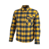 Flanelová košile BENNON PIPPO - okrově-modrá (Velikost 4XL)