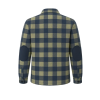 BENNON PIPPO Bunda khaki/modrá - flanelová bunda (Velikost 4XL)