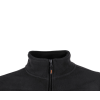 BENNON FLEECE SWEATSHIRT BLACK – Fleecová mikina na zip pánská černá (Velikost 7XL)