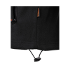 BENNON FLEECE SWEATSHIRT BLACK – Fleecová mikina na zip pánská černá (Velikost 7XL)