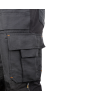 BENNON EREBOS BIBPANTS - Montérky s laclem strečové - Černé (Barva Černá, Velikost 64)