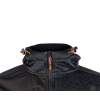 BENNON NORTOS SWEATSHIRT - Mikina s kožešinou - Šedo-černá (Velikost 3XL)