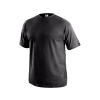 CANIS CXS DANIEL - Pánské tričko s krátkým rukávem 100% bavlna - černé (Velikost 7XL)