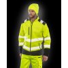 RESULT R476X - Pánská reflexní softshellová bunda Hi-Vis - žlutá (Velikost 4XL)