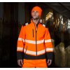 RESULT R476X - Pánská reflexní softshellová bunda Hi-Vis - žlutá (Velikost 4XL)