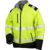RESULT R476X - Pánská reflexní softshellová bunda Hi-Vis - žlutá (Velikost 4XL)