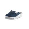 MOLEDA PREZOUVÁK DENIM M60001 - Kožené zdravotní nazouváky - modro-bílé (Velikost 40)