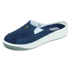 MOLEDA PREZOUVÁK DENIM M60001 - Kožené zdravotní nazouváky - modro-bílé (Velikost 40)