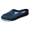 MOLEDA PREZOUVÁK DENIM M60001 - Kožené zdravotní nazouváky - modro-černé (Velikost 45)