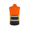 CANIS CXS BENSON - Výstražná zateplená vesta oranžovo-černá (Velikost 3XL)