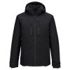 PORTWEST DX460 - Nepromokavá prodyšná zimní bunda - celočerná (Velikost 3XL)