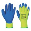 PORTWEST COLD GRIP A145 - Zimní pracovní rukavice - žluto-modrá (Velikost XXL)