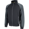 ČERVA MAX ECO STR - Pánská mikina na zip bez kapuce - černá (Velikost 5XL)