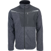 ČERVA STIRLING STRETCH - Pánský pracovní svetr na zip s kapsami - černý (Velikost 4XL)