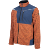 ČERVA STIRLING STRETCH - Pánský pracovní svetr na zip s kapsami - oranžový (Velikost 4XL)
