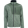 ČERVA STIRLING STRETCH - Pánský pracovní svetr na zip s kapsami - zelený (Velikost 4XL)